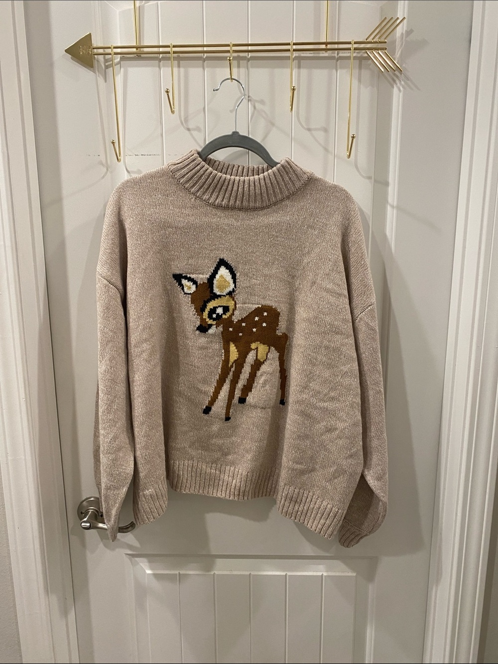 Disney Parks Knitted Bambi Sweater 1X